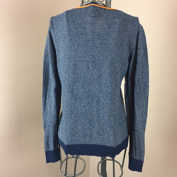 Jcp blue pullover sweater cotton cashmere blend - Picture 3 of 5